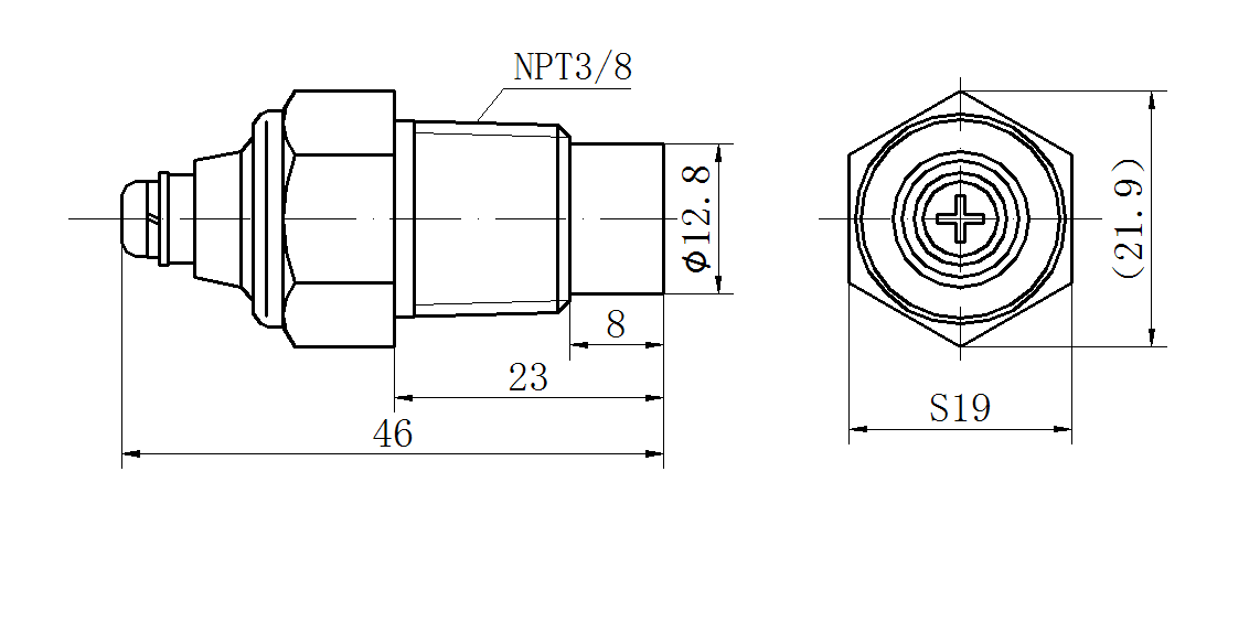 AUTO ELECTRONICS PRESSURE TRANSDUCER SENSOR