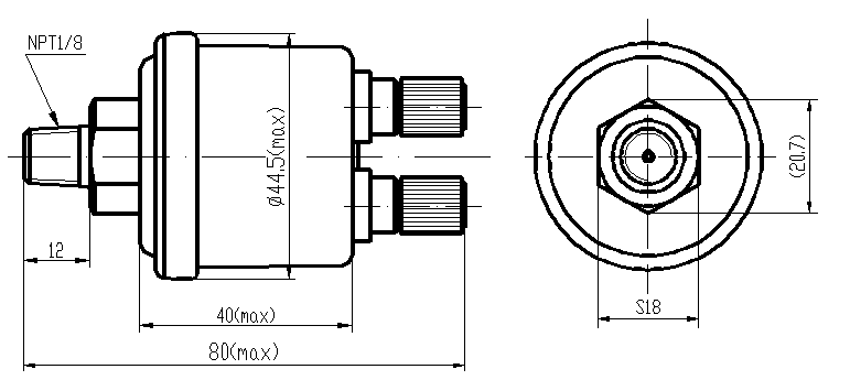 3846N-010/ EQ153 CUMMINS муҳаррики сенсори фишори нафт