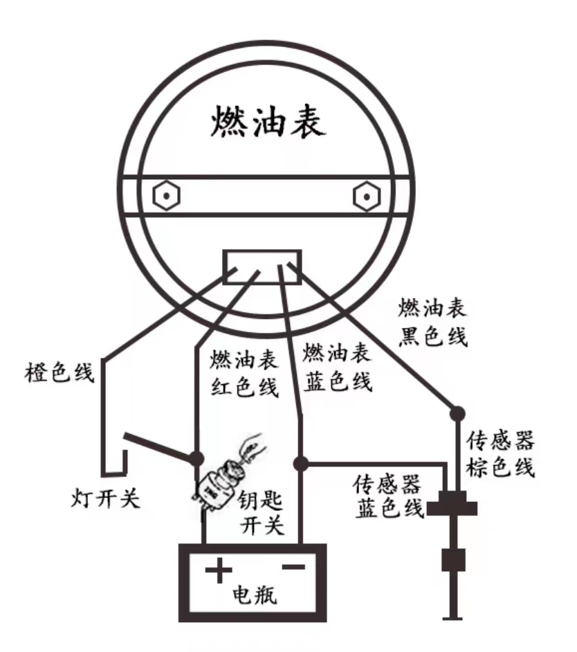 SENSOR DE NÍVEL DE TANQUE DE COMBUSTÍVEL DE ÓLEO/ÁGUA UNIDADE DE SENSOR DE TANQUE DE COMBUSTÍVEL