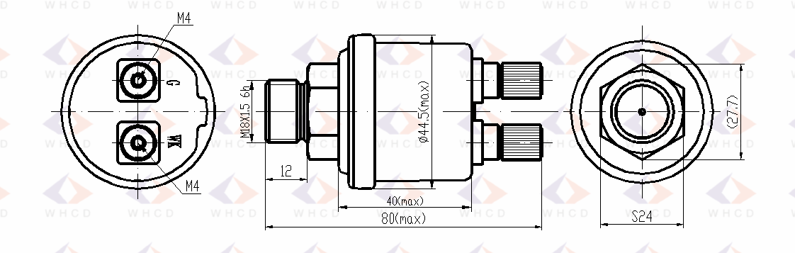 I-M18X1.5 2-M4